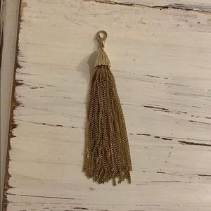Gold Tassel Charm